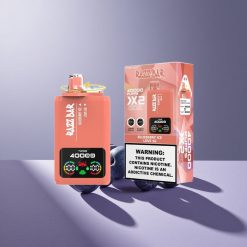 Razz Bar 40000 Puffs Wegwerp Vape Blauwe Bes Ijs_Love 66 met Schermweergave en Type-C Poort