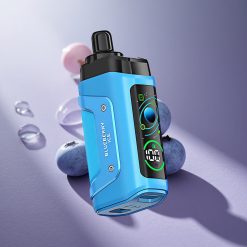 Razz Bar 45000 Puffs Wegwerp Vape Bosbes Ijs & Type-C Oplaadbaar & Instelbare Luchtstroom