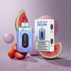 Razz Bar 50K Puffs Wegwerp Vape Aardbei Watermelon Bubble Gum Met 50000 Puffs & 2% Nicotine
