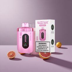 Razz Bar 50K Puffs Wegwerp Vape Roze Citroen met 50000 Puffs en 650 Mah Batterij