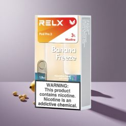 RELX Pod Pro 2 600 Puffs Banaanijs Nicotinegehalte:3%