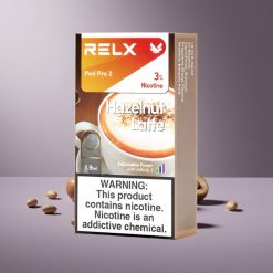 RELX Pod Pro 2 600 Puffs Hazelnoot Latte 1,9ml Nicotinegehalte:3%