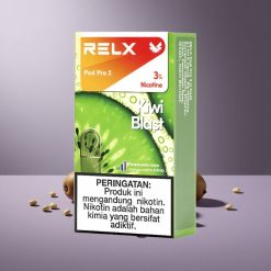 RELX Pod Pro 2 600 Puffs Kiwi-Smaak 1.9ml Vloeistof 3% Nicotine Eco/Smooth/Boost Mode