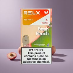 RELX Pod Pro 2 600 Puffs Verse Perzik Nicotinegehalte: 3%