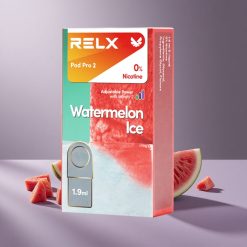RELX Pod Pro 2 600 Puffs Watermeloen IJs Nicotinevrij 1.9ml 3 Voltage Standen