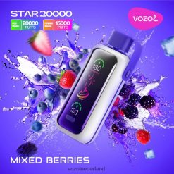 Vozol Vape Kopen - VOZOL STAR 20000 gemengde bessen FJJ8014