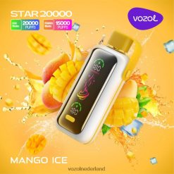Vozol Vape Nederland - VOZOL STAR 20000 mango-ijs FJJ8013